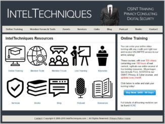 Screenshot Intel Techniques